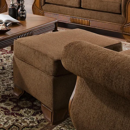 Rectangular Upholstered Ottoman